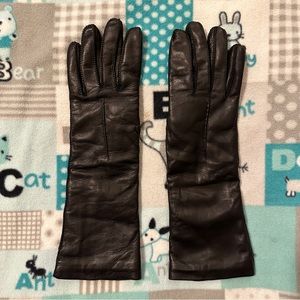 Barney’s New York leather gloves